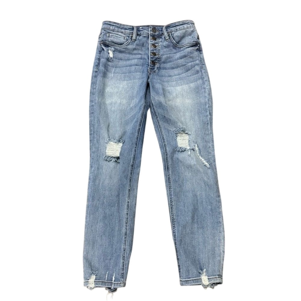 Kut from the Kloth Rachael Fab Ab Mom Jeans High Rise Button Fly Women's Size 4